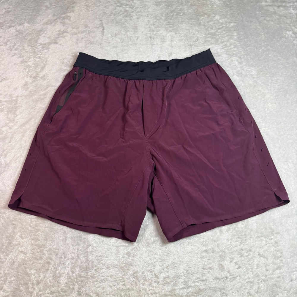 Ten Thousand Mens The Interval 7 inch Short Bike L Burgundy Unlined READ